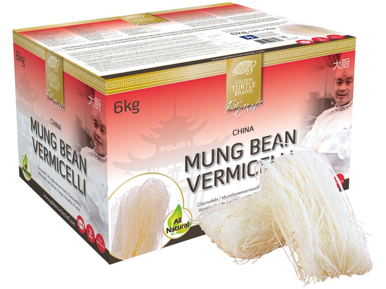 Mung Bean Vermicelli Golden Turtle for Chefs